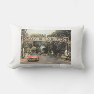 Cojín Lumbar Clayton Thousand Islands NY, 1959 Estilo de época