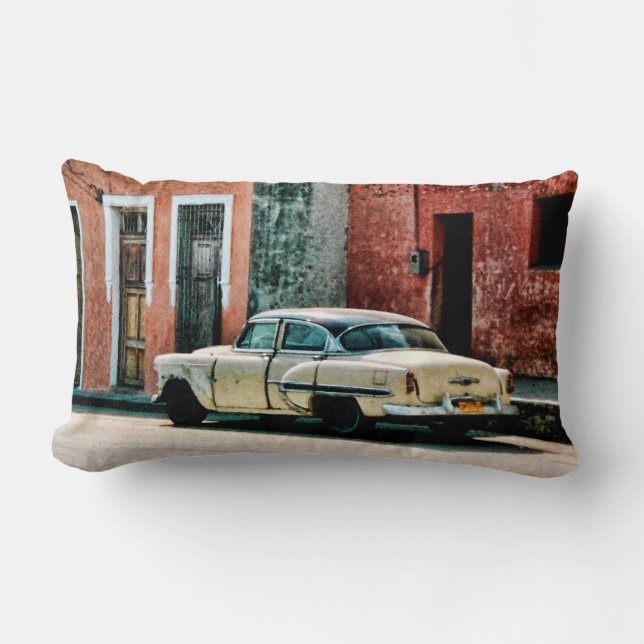 Cojín Lumbar Coche antiguo - Cuba (Anverso)