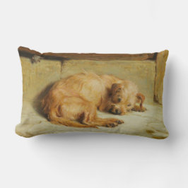 Cojín Lumbar Cocker español Perro inglés (por Briton Rivière)