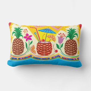 Cojín Lumbar Cóctel de Piña Tropical