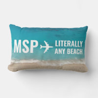 Código del Aeropuerto de Beach Vacation Lover Pers