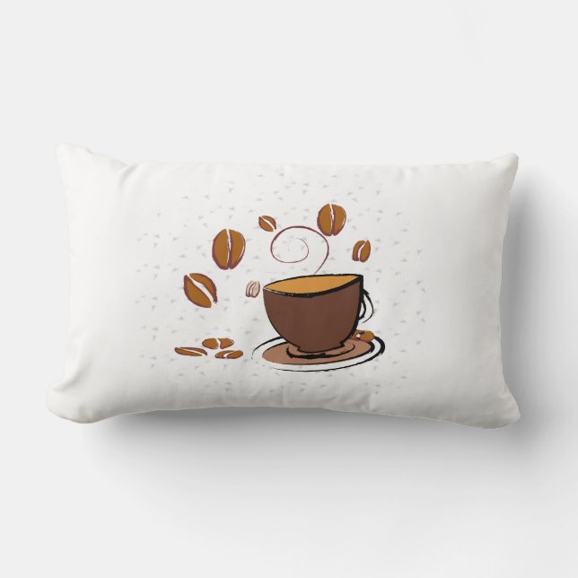 Cojín Lumbar Coffee Love (Anverso)