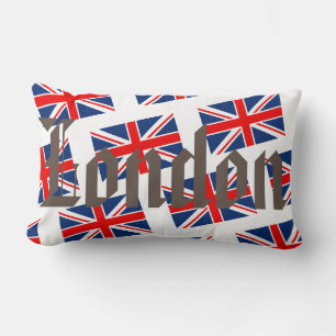 Cojín Lumbar Cohín con estampado de la bandera británica de Lon
