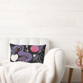 Cojín Lumbar Colchón retro, rectangular, colorido y cómodo