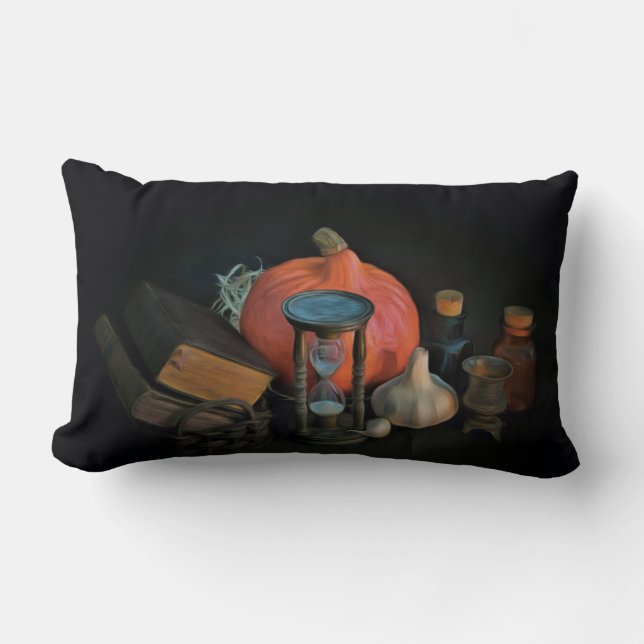 Cojín Lumbar Colección de sppky helloween (Anverso)