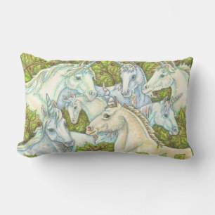 Cojín Lumbar Colección de unicornio Fantasy Herd LUMBAR PILLOW