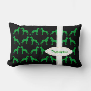 Cojín Lumbar Colección Gran Danés verde Naranja