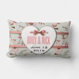 Cojín Lumbar Colección Romantic Charm Vintage Boda Floral