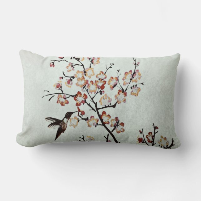 Cojín Lumbar colibrí (Anverso)
