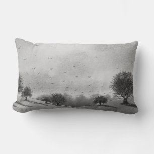 Cojín Lumbar colinas y paisajes boscosos de otoño