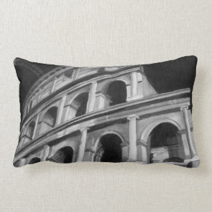 Cojín Lumbar Coliseo romano con dibujos arquitectónicos