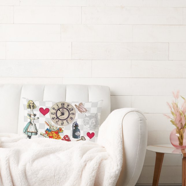 Cojín Lumbar Collage de Wonderland (Sofá)