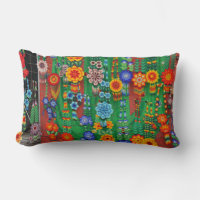 Collares de flores con cuentas de indios americano