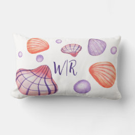 Cojín Lumbar Coloridas casetas de agua con monograma