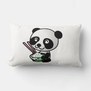 Cojín Lumbar Comer panda