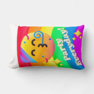 Cojín Lumbar comillas de iconos de caras