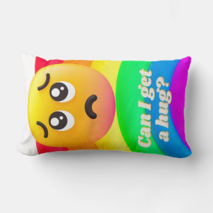 Cojín Lumbar comillas de iconos de caras