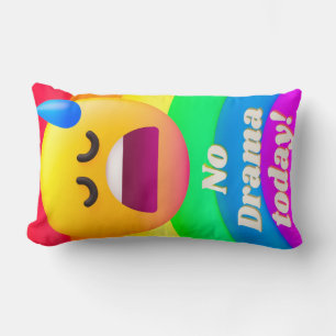 Cojín Lumbar comillas de iconos de caras