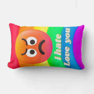 Cojín Lumbar comillas de iconos de caras