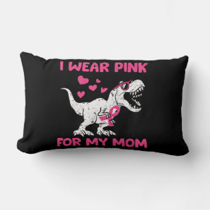 Cojín Lumbar Conciencia sobre el cáncer de mama Niños de dinosa