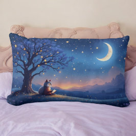 Cojín Lumbar Confort de gato celeste