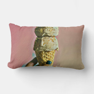 Cojín Lumbar Cono de helado de gofre