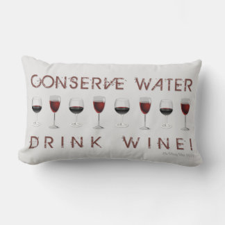 COJÍN LUMBAR ¡CONSERVAR AGUA, BEBER VINO!