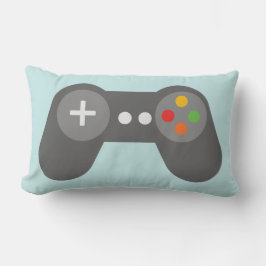 Cojín Lumbar Controlador de videojuegos azul claro