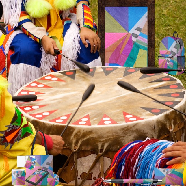 Cojín Lumbar "Converge" (Get the full “Converge” collection at: https://bit.ly/SmartArtIIZazzle. )