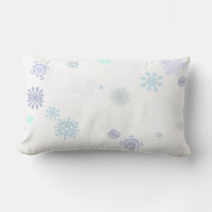 Cojín Lumbar Copos de nieve pálidos