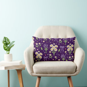 Cojín Lumbar Coqueta Daisy y Lavanda