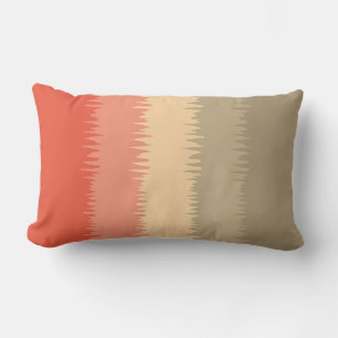 Cojín Lumbar Coral Salmon Crema Beige Marrón Rosa