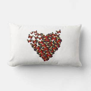 Cojín Lumbar Corazón mariposa