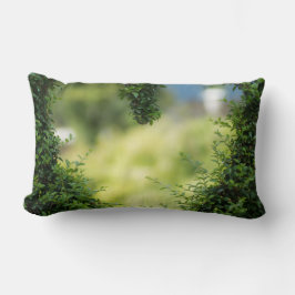 Cojín Lumbar Corazón Topiario Verde