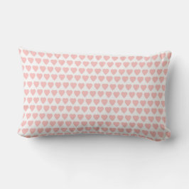 Cojín Lumbar Corazones rosados