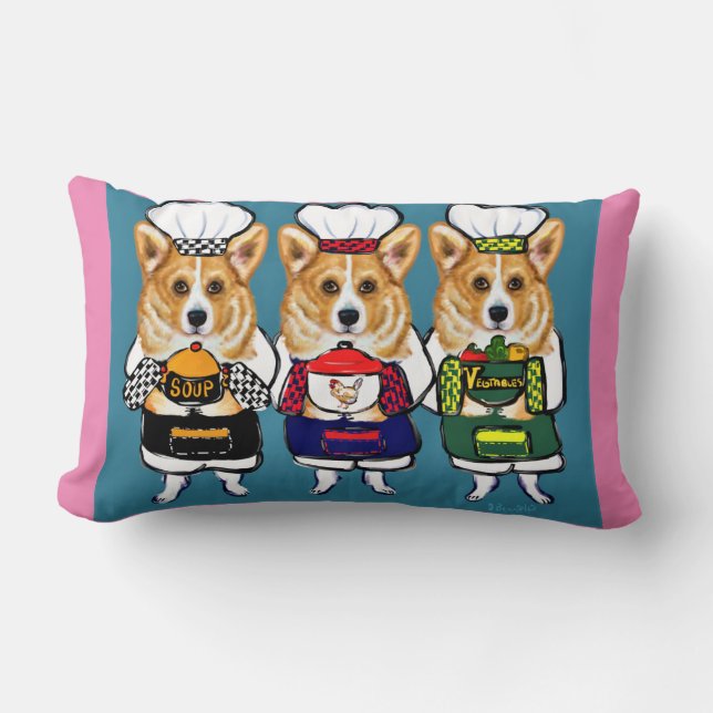 COJÍN LUMBAR CORGI (Anverso)