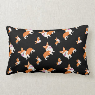 Cojín Lumbar Corgis de risa