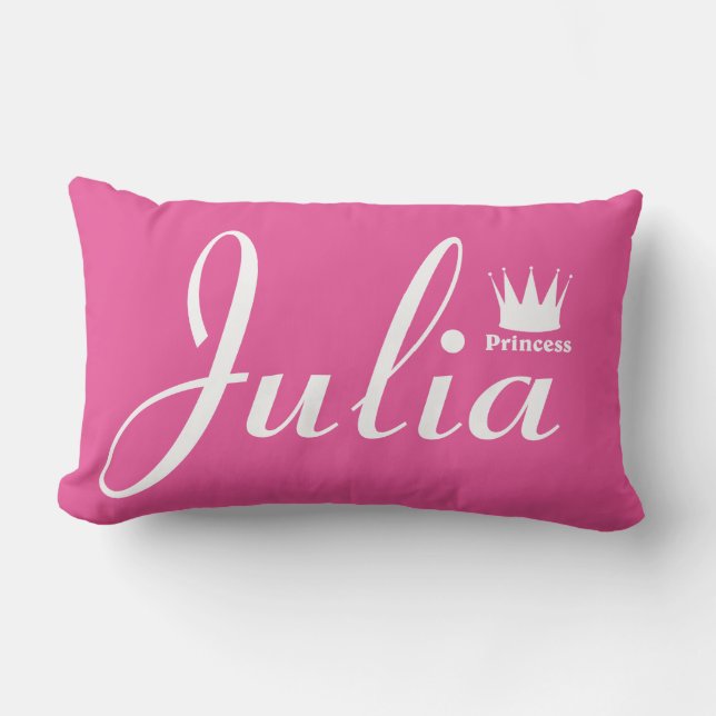 Cojín Lumbar Corona de Princesa (Anverso)