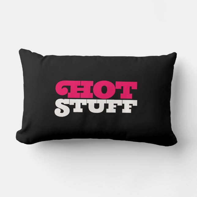 Cojín Lumbar Cosas calientes. (Anverso)