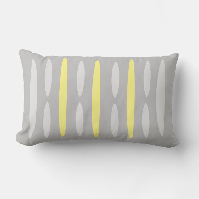 Cojín Lumbar coussin gris-jaune (Anverso)