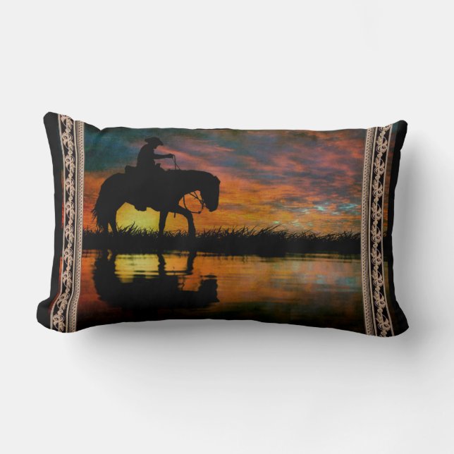 Cojín Lumbar Cowboy Lumbar Pillow (Anverso)