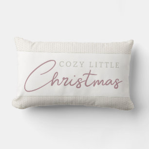 Cojín Lumbar Cozy Little Christmas Neutral Knit Lumbar Pillow s