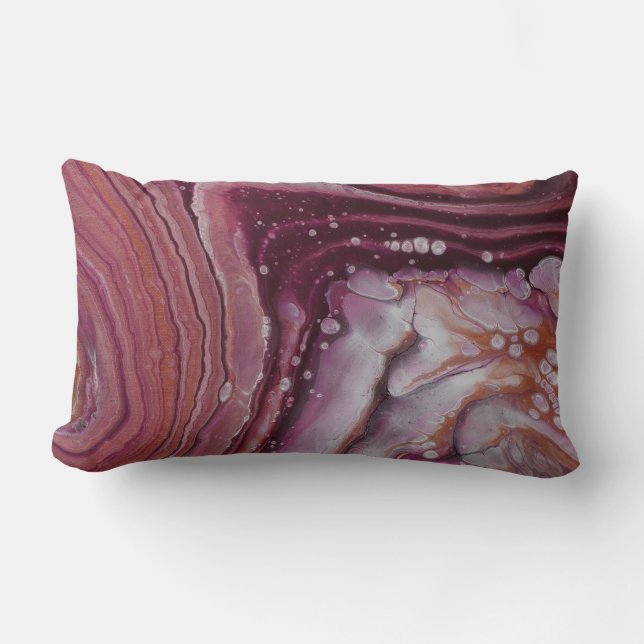 Cojín Lumbar Cranberry Field Throw Pillow (Anverso)