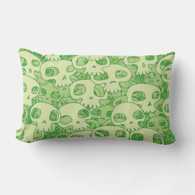 Cojín Lumbar Cráneos frescos (Anverso)