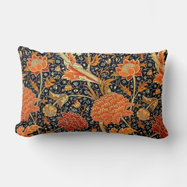 Cojín Lumbar Cray de William Morris (Anverso)