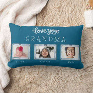 Cojín Lumbar Crea tu propio amor abuela 3 foto linda 