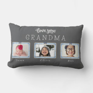 Cojín Lumbar Crea tu propio amor abuela 3 foto linda 