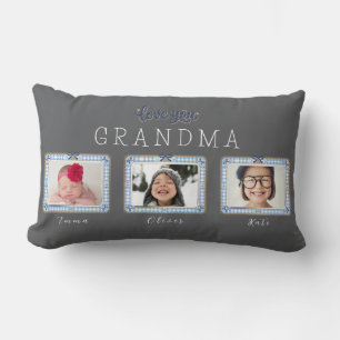 Cojín Lumbar Crea tu propio amor abuela 3 foto linda