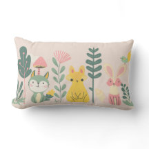 Criaturas pasteles con plantas