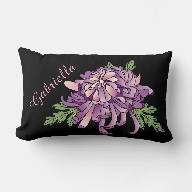 Cojín Lumbar Crisantemo (Anverso)